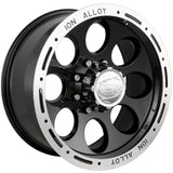 Ion 174 Gloss Black Machined wheel
