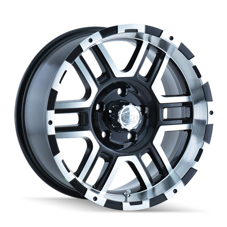 Ion 179 Satin Black Machined wheel