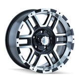 Ion 179 Satin Black Machined wheel