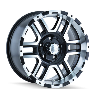 Ion 179 Satin Black Machined wheel