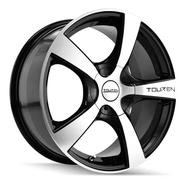 Touren TR9 3190 16x7 gloss black machined premium Euro wheel