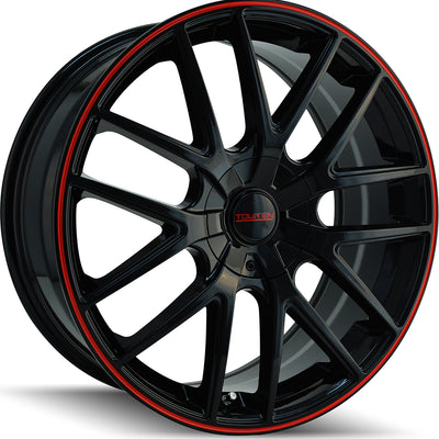 Touren TR60 Black Red with Machi wheel
