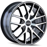 Touren TR60 3260 Gloss Black Machined wheel