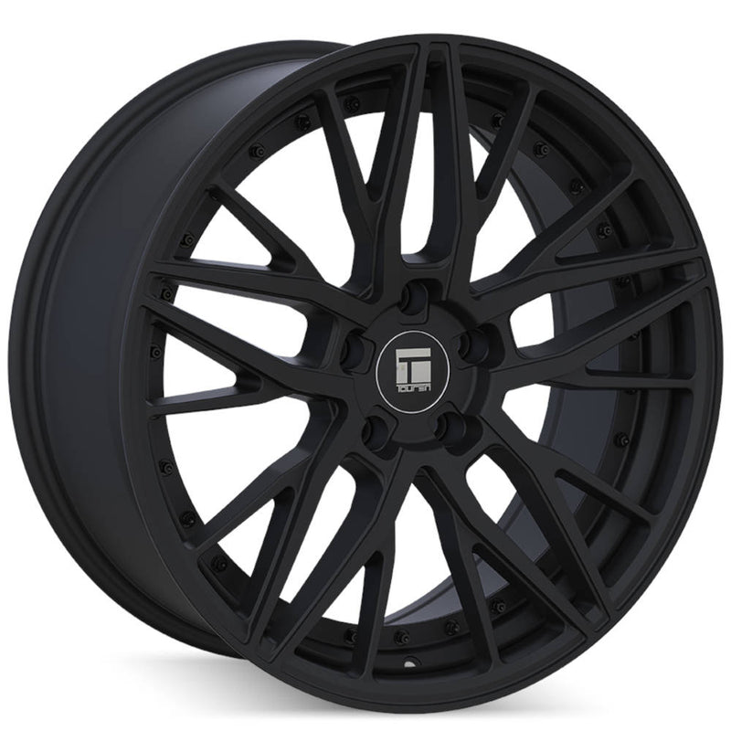 Touren TR93 18x8 Satin Black premium Euro wheel 5x112 fitment