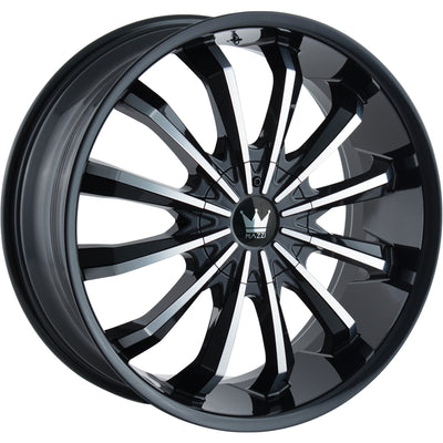 Mazzi Fusion Black with Machined  wheel