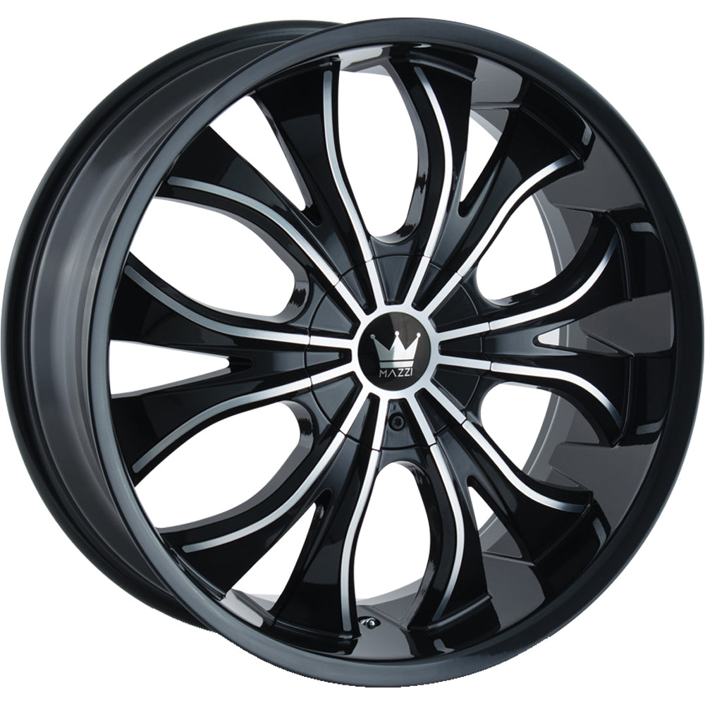 Mazzi Hustler Black with Machined  wheel