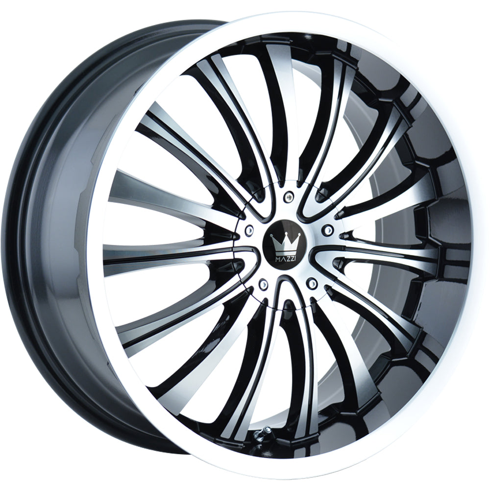 Mazzi Hype Black with Machined  wheel