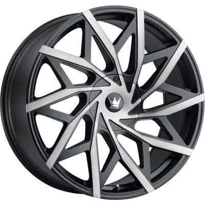 Mazzi Big Easy Black with Machined  wheel