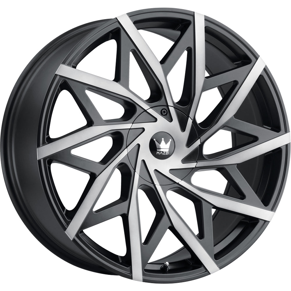 Mazzi Big Easy Black with Machined  wheel