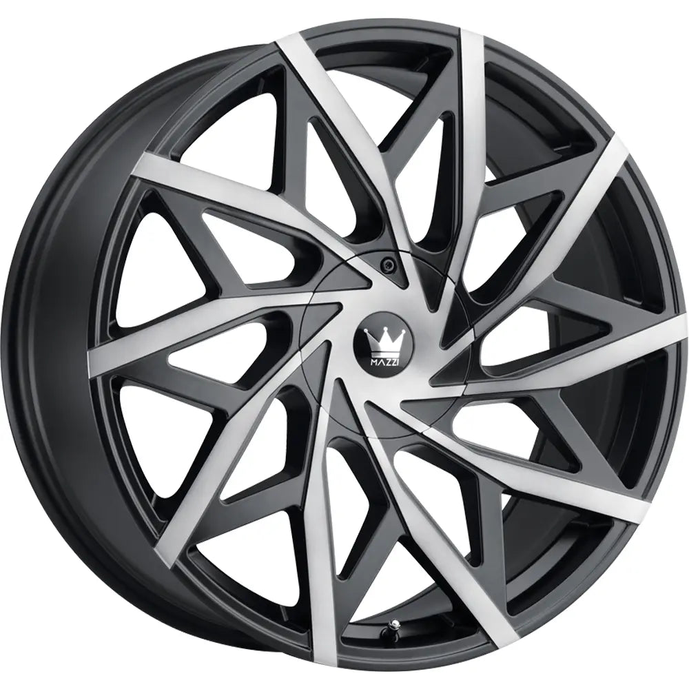 Mazzi Big Easy Black with Machined  wheel