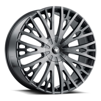 Mazzi Twist Tie Black with Machined  wheel