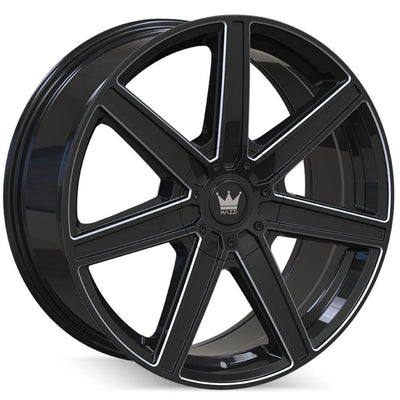 Mazzi Laguna Black with Milled Sp wheel