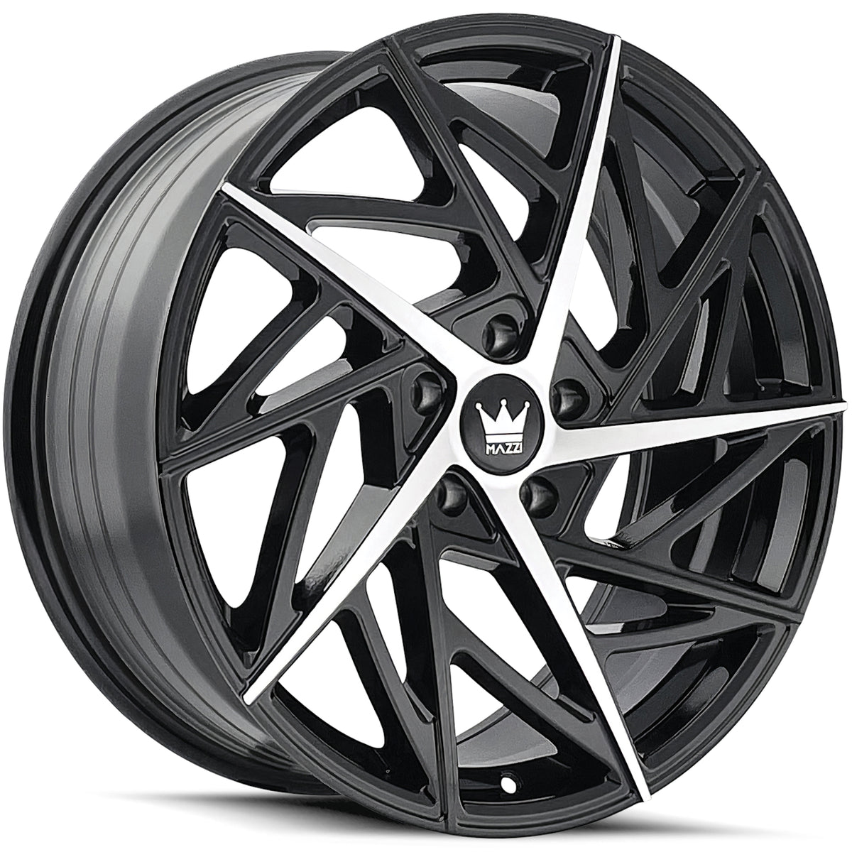 Mazzi FREESTYLE 377 Gloss Black Machined wheel