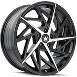 Mazzi FREESTYLE 377 Gloss Black Machined wheel