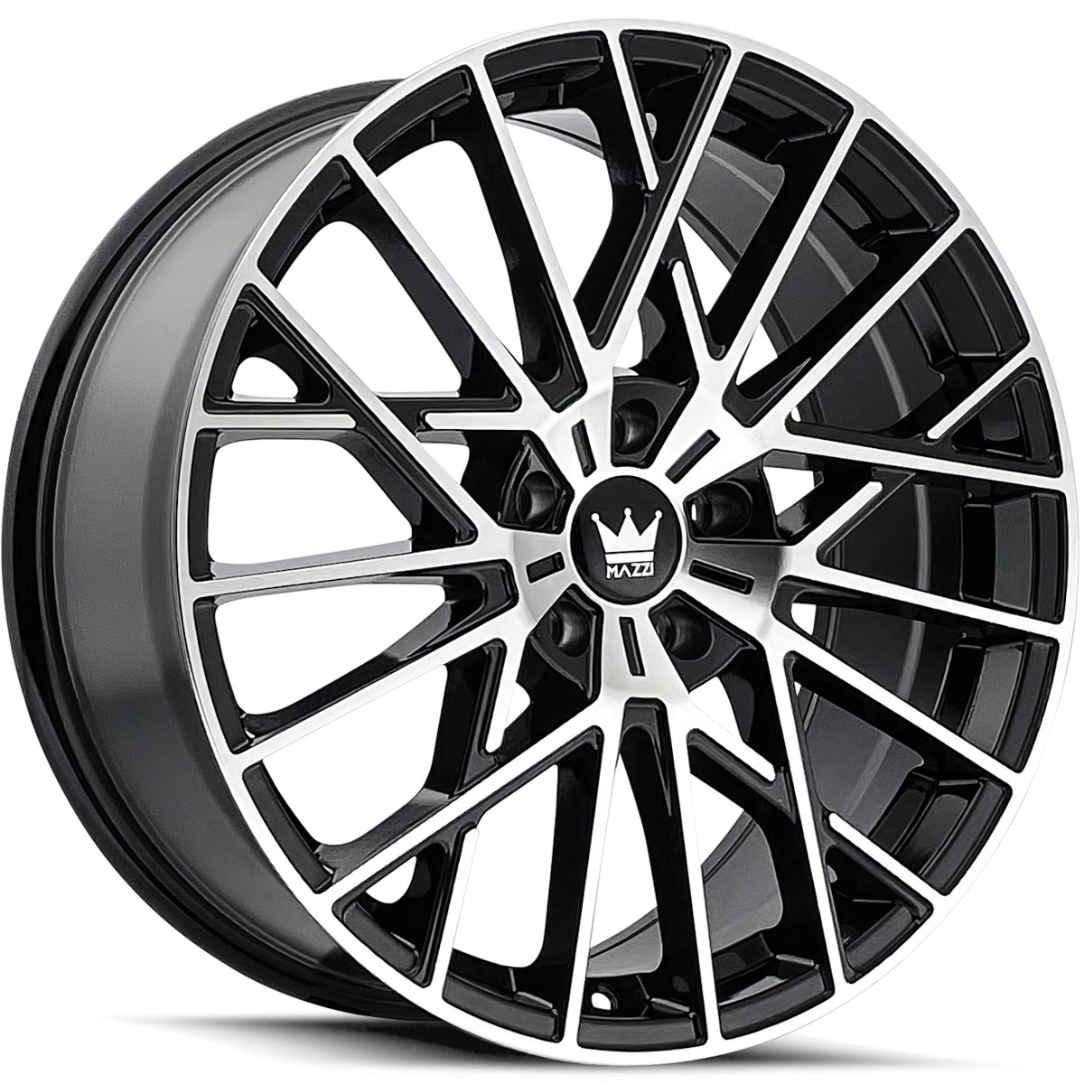Mazzi JINX 378 Gloss Black Machined wheel