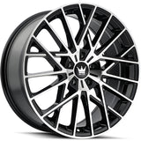 Mazzi JINX 378 Gloss Black Machined wheel