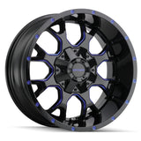 Mayhem WARRIOR 8015 Black Milled Prism B wheel