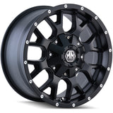 Mayhem WARRIOR 8015 Matte Black wheel