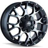 Mayhem WARRIOR 8015 Gloss Black Machined wheel