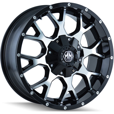 Mayhem WARRIOR 8015 Gloss Black Machined wheel