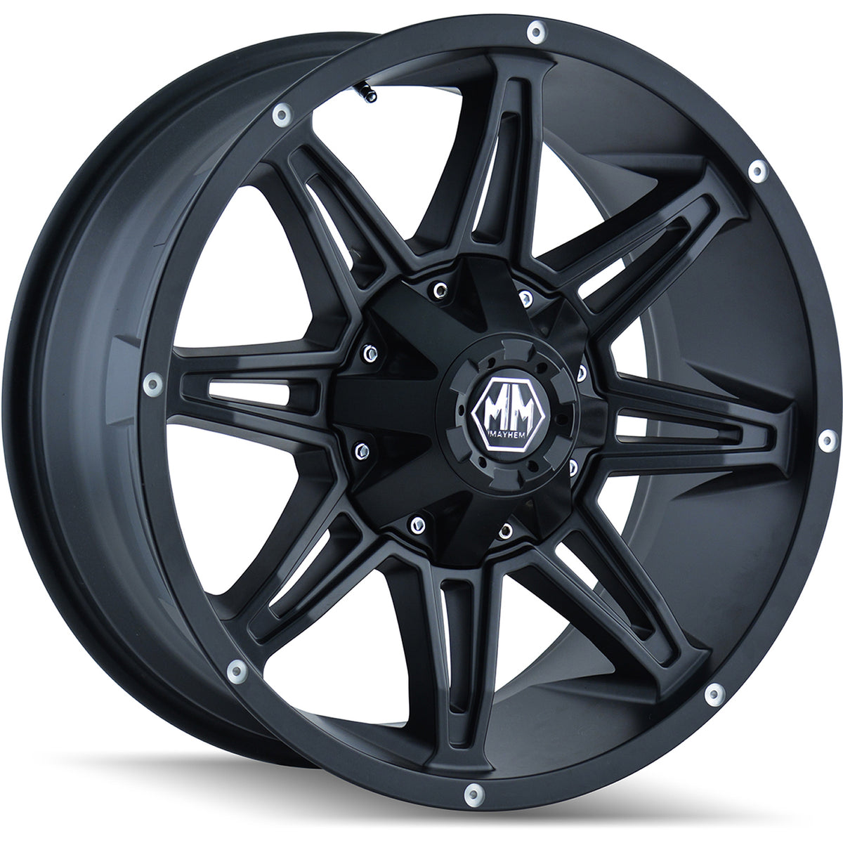 Mayhem RAMPAGE 8090 Matte Black wheel