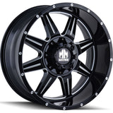 Mayhem Monstir Black with Milled Sp wheel