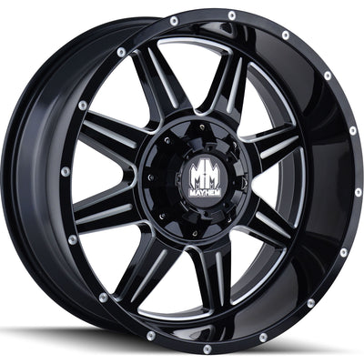 Mayhem Monstir Black with Milled Sp wheel