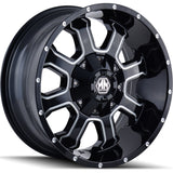 Mayhem Fierce Black with Milled Sp wheel