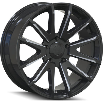Mayhem Crossfire Black with Milled Sp wheel