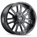 Mayhem APOLLO 8115 Gloss Black Milled wheel