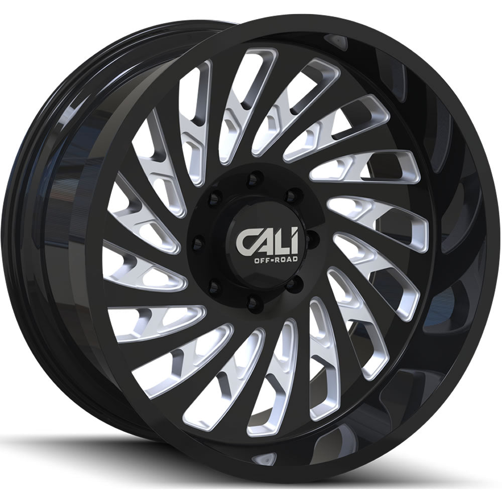 Cali Off-Road SWITCHBACK 9108 Gloss Black Milled wheel