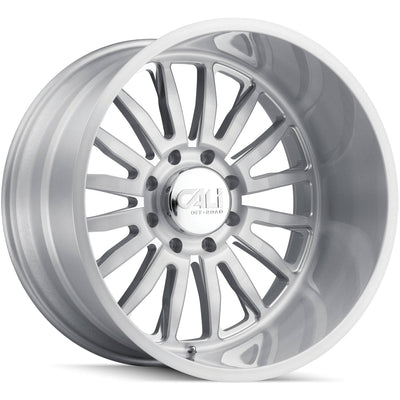 Cali Off-Road Summit Brushed with a Clear wheel
