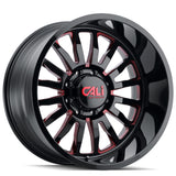 Cali Off-Road SUMMIT 9110 Black Milled Prism R wheel