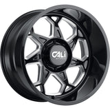 Cali Off-Road Sevenfold Black with Milled Sp wheel