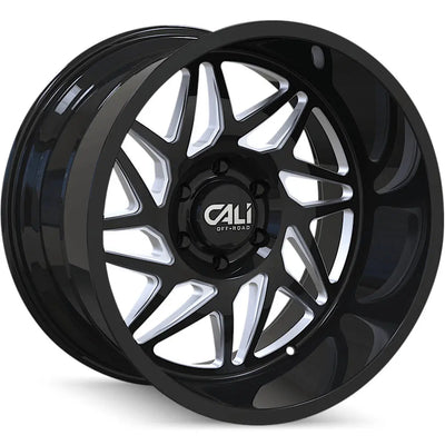 Cali Off-Road GEMINI 9112 Gloss Black Milled wheel
