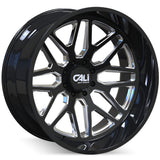 Cali Off-Road INVADER 9115 Gloss Black Milled wheel