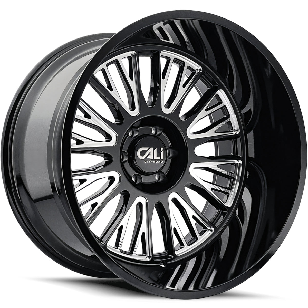 Cali Off-Road VERTEX 9116 Gloss Black Milled wheel