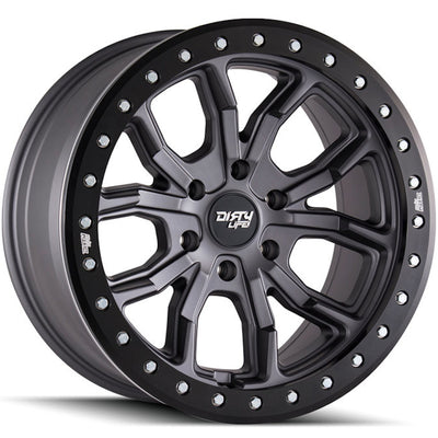 Dirty Life DT-1 Gunmetal Gray with a wheel