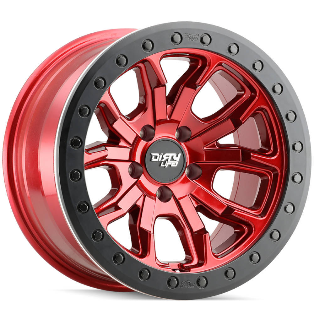 Dirty Life DT-1 9303 Crimson Candy Red wheel