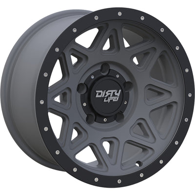 Dirty Life Theory Gunmetal Gray with a wheel