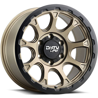 Dirty Life Drifter Gold with a Matte Bl wheel