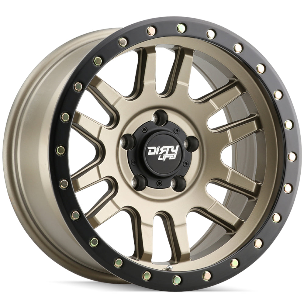 Dirty Life Canyon Pro Gold with a Black Li wheel