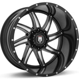 American Truxx VORTEX AT162 Satin Black Milled wheel
