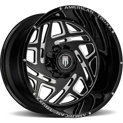 American Truxx Cosmos Black with Milled Sp wheel