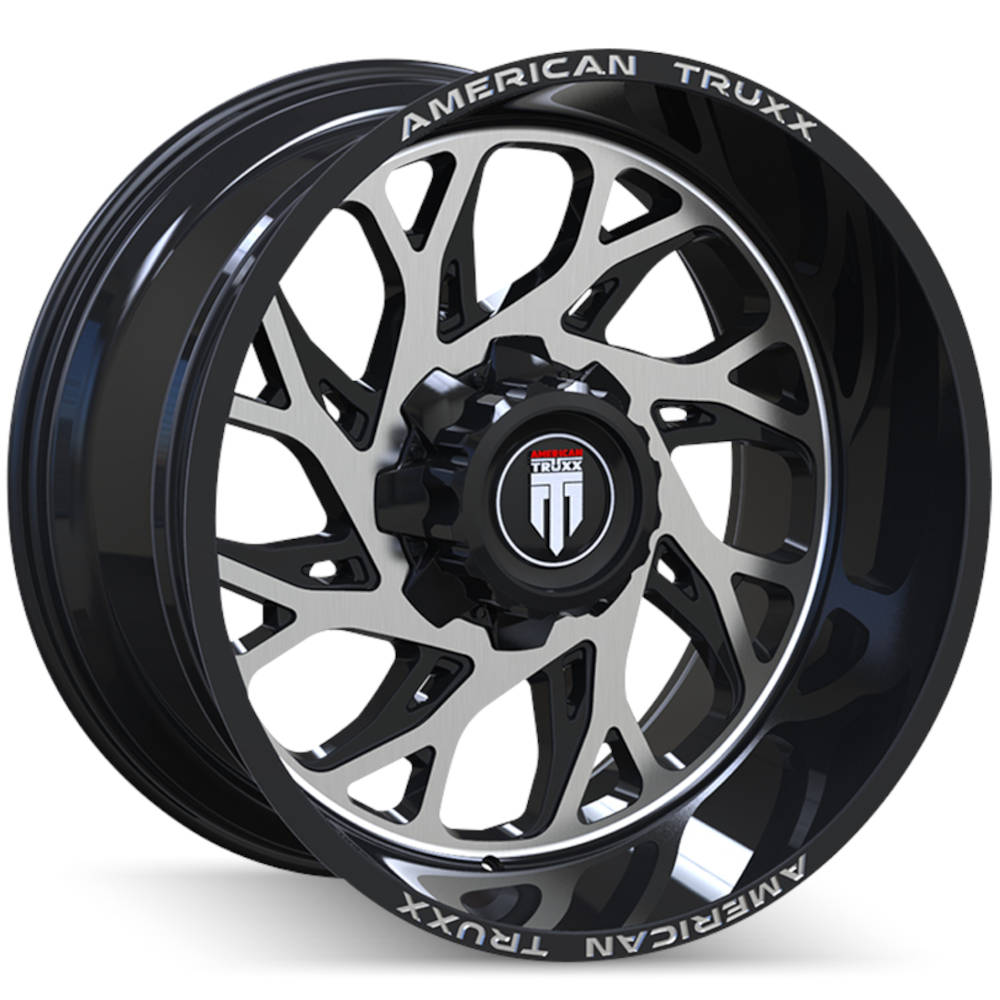 American Truxx DESTINY AT1913 Gloss Black Machined wheel