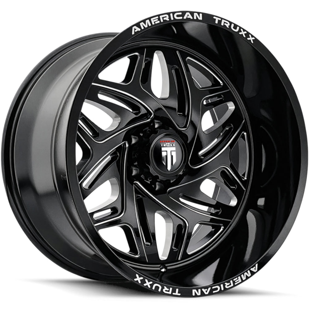 American Truxx EUPHORIA AT1914 Gloss Black Milled wheel