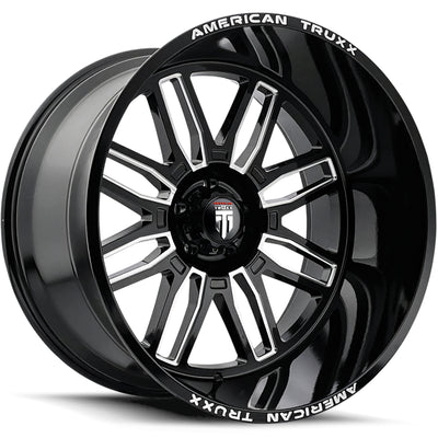 American Truxx Restless Black with Milled Sp wheel