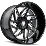 American Truxx GOLIATH AT1917 Gloss Black Milled wheel