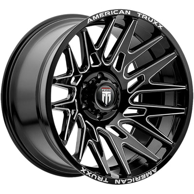 American Truxx Evolution Black with Milled Sp wheel