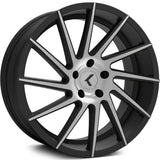 Kraze SPINNER KR181 Gloss Black Machined wheel